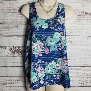 (SOLD)Lc cute floral tank